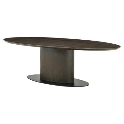 Richmond Ovale Eettafel 'Gordon' Eiken, 240 x 110cm