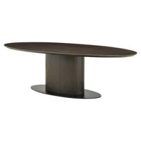 Richmond Ovale Eettafel 'Gordon' Eiken, 240 x 110cm