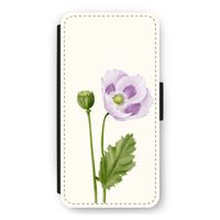 Purple poppy: iPhone 12 Pro Max Flip Hoesje