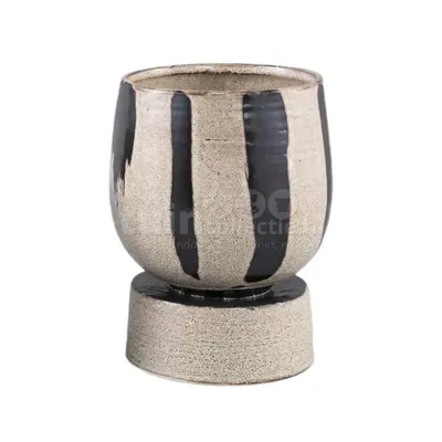 PTMD Bloempot Layiah Bruin 20cm