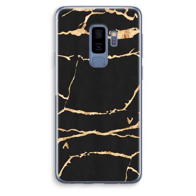 Gouden marmer: Samsung Galaxy S9 Plus Transparant Hoesje