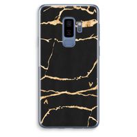 Gouden marmer: Samsung Galaxy S9 Plus Transparant Hoesje