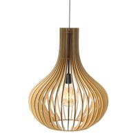 Steinhauer Houten hanglamp Smukt Pear Ø 50cm 2697BE