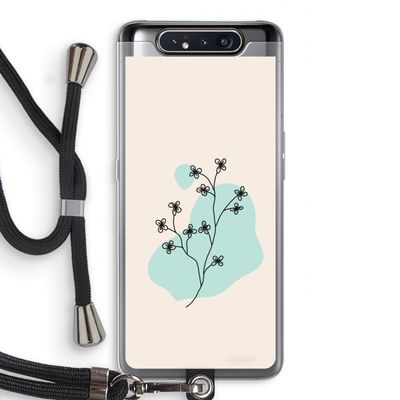 Love your petals: Samsung Galaxy A80 Transparant Hoesje met koord