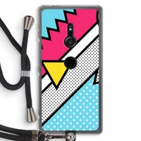 Pop Art #3: Sony Xperia XZ2 Transparant Hoesje met koord