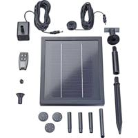 Pontec PondoSolar 250 Control 43324 Pompset op zonne-energie Met verlichting, Met accu-opslag