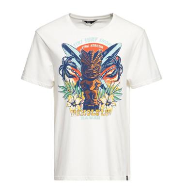 King Kerosin Tiki Surf Shop Shirt Off White -XXXXXL