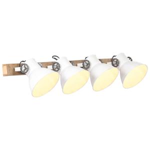 VidaXL Wandlamp industrieel e27 90x25 cm wit