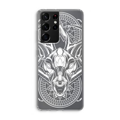 Oh Deer: Samsung Galaxy S21 Ultra Transparant Hoesje