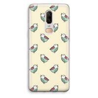Vogeltjes: OnePlus 6 Transparant Hoesje Vogeltjes: OnePlus 6 Transparant Hoesje