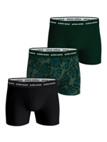 Bjorn Borg boxershorts cotton stretch 3-pack zwart-groen Bjorn Borg boxershorts cotton stretch 3-pack zwart-groen