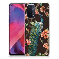OPPO A93 5G | TPU Hoesje | Pauw met Bloemen