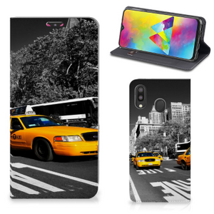 Samsung Galaxy M20 Book Cover New York Taxi