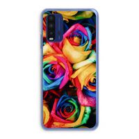 Neon bloemen: Xiaomi Redmi 9T Transparant Hoesje