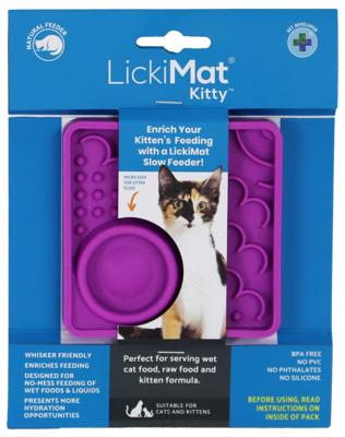 Likmat kitty paars 10cm - Gebr de boon