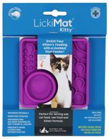 Likmat kitty paars 10cm - Gebr de boon