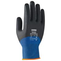 Uvex 6006107 beschermende handschoen Antraciet, Blauw, Grijs Elastaan, Polyamide 1 stuk(s)