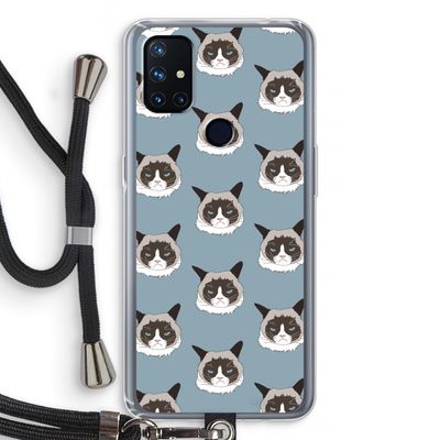 It's a Purrr Case: OnePlus Nord N10 5G Transparant Hoesje met koord