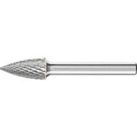 PFERD TOOLS 21122646 Freesstift Spitsboog Lengte 60 mm Afmeting, Ø 10 mm Werklengte 20 mm Schachtdiameter 6 mm