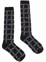 JW Anderson chaussettes à logo - Noir - thumbnail