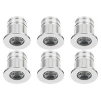 Velvalux LED Veranda Spot 6-pack - 3W Natuurlijk Wit 4000K - Rond 31mm
