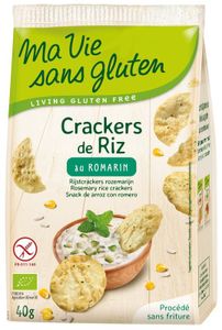 Rijstcrackers rozemarijn glutenvrij bio