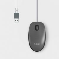 Logitech M100 muis Kantoor Ambidextrous USB Type-A Optisch 1000 DPI - thumbnail