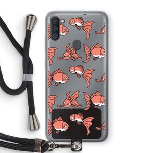 Blub: Samsung Galaxy A11 Transparant Hoesje met koord