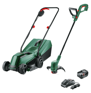 Bosch Groen EasyMower 18V-32-200 + EasyGrassCut 18V-26 BT | 18V | 1 x 4,0 Ah accu + AL1830 lader 06008B9D02