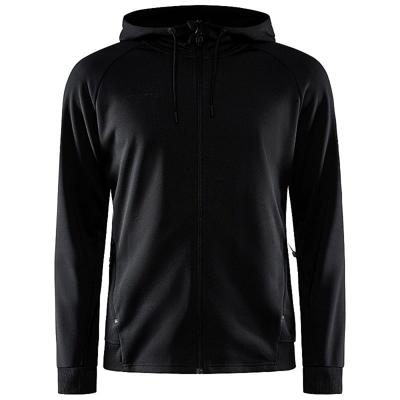 Craft ADV Unify FZ Hood Jacket zwart heren Craft ADV Unify FZ Hood Jacket zwart heren