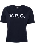 A.P.C. t-shirt VPC Color H - Bleu