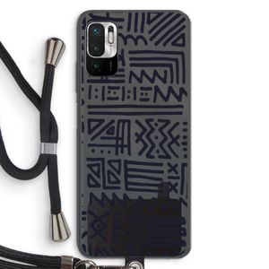 Marrakech print: Xiaomi Redmi Note 10 5G Transparant Hoesje met koord