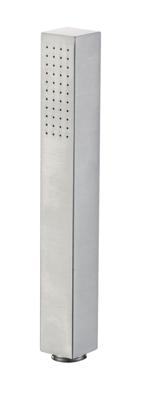 Wiesbaden 304-staafhanddouche vierkant RVS