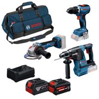 Bosch Professional Accu combiset 3-delig 18V 5.0Ah + 5.5Ah in tas - 0615A500AJ