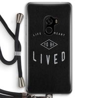To be lived: Xiaomi Mi Mix 2 Transparant Hoesje met koord