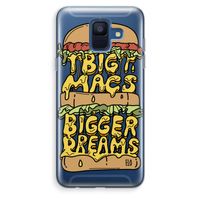 Big Macs Bigger Dreams: Samsung Galaxy A6 (2018) Transparant Hoesje