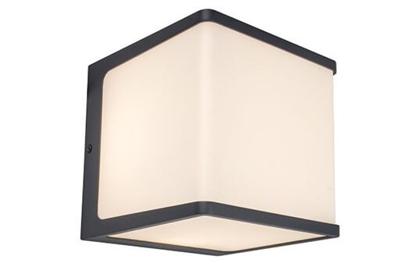 Lutec Vierkante wandlampDoblo antraciet - 5105001125