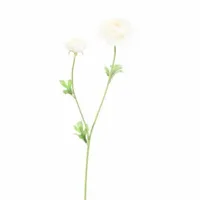 Pure Royal kunsttak boterbloem 64cm crème