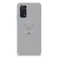 Xiaomi Poco M4 Pro 4G Telefoonhoesje met Naam Grijs Baby Olifant - thumbnail