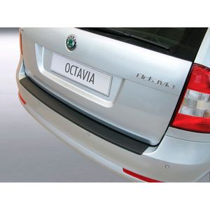 Bumper beschermer passend voor Skoda Octavia Kombi 2009-2013 Zwart GRRBP364