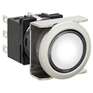 Idec LB6ML-M1T64PW LB6ML-M1T64PW Verlichte druktoets 250 V, 125 V, 30 V 5 A 2x uit/(aan) Moment (Ø) 22 mm IP65 1 stuk(s)