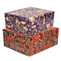 Sinterklaas inpakpapier - cadeaupapier - 10x rollen - 2,5 x 0,7 meter - 2 soorten prints Sinterklaas inpakpapier - cadeaupapier - 10x rollen - 2,5 x 0,7 meter - 2 soorten prints