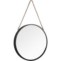 Spiegel - Trion Vicon - Ø40cm - Hangspiegel in Frame - Zwart - thumbnail