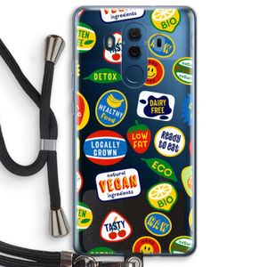 Fruitsticker: Huawei Mate 10 Pro Transparant Hoesje met koord