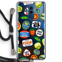 Fruitsticker: Huawei Mate 10 Pro Transparant Hoesje met koord Fruitsticker: Huawei Mate 10 Pro Transparant Hoesje met koord