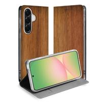 Samsung Galaxy A57 | Flip Style Cover | Donker Hout