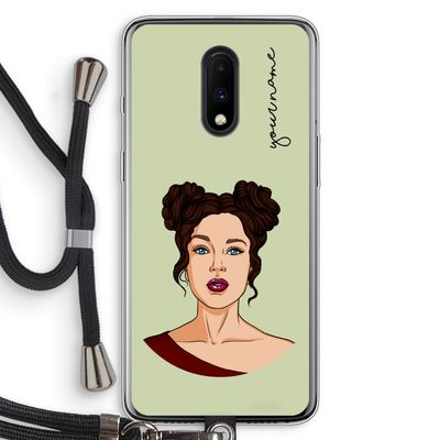 Pop-Art Creator: OnePlus 7 Transparant Hoesje met koord