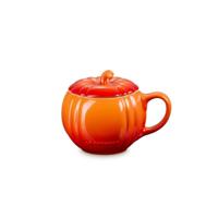 LE CREUSET - Halloween - Mok Pompoen met deksel 0,40l Oranjerood
