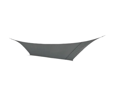 Bo-Camp SCHADUWDOEK RUIT GRIJS 3,6X3,6M