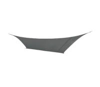 Bo-Camp SCHADUWDOEK RUIT GRIJS 3,6X3,6M